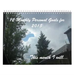 12 personal goals for 2017 Inspirational Calendar