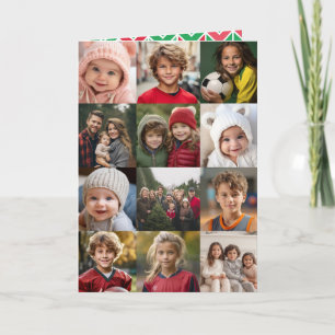 12 Photo Collage 2-Sided Christmas - Download 2023 Card