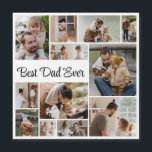 12 Photo Collage Best Dad Ever Magnetic Card<br><div class="desc">Create your own, Dad Photo Collage for Christmas, Birthdays, Weddings, Anniversaries, Graduations, Father's Day, Mother's Day or any other Special Occasion, with our easy-to-use design tool. Add your favourite photos of friends, family, vacations, hobbies and pets and you'll have a stunning, one-of-a-kind photo collage. Our custom photo collage is perfect...</div>