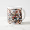 12 Photo Collage - funky hexagon pattern