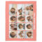 12 Photo Collage with Coral Peach and Text