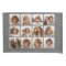 12 Photo Collage with Custom Background Grey