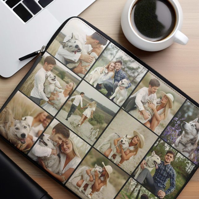 12 Photo Gallery Personalized Laptop Sleeve (Creator Uploaded)