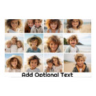 12 Photo Grid Collage - White - Mod Type Black