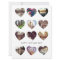 12 Photo Heart Collage Valentine's Day Love Card