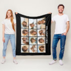 12 Photo Instagram Collage and Black Background