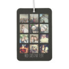 12 Photo Instagram Collage with Black Background