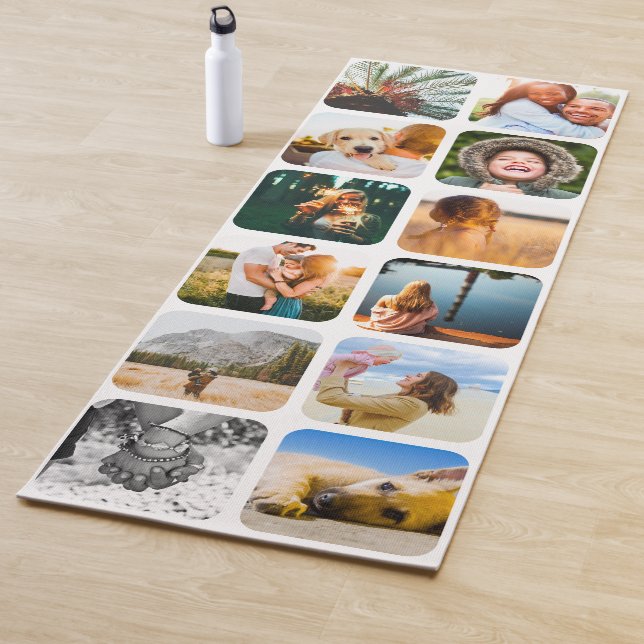 12 Photo Yoga Mat Rounded Template (In Situ)
