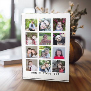 12 Photos - Modern Collage - White with Text