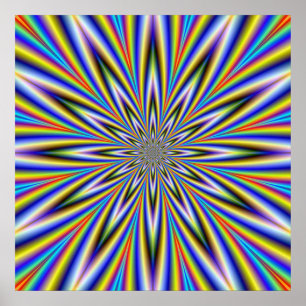 12 Pointed Star Poster