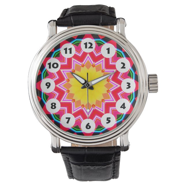 12 Spots - Colourful Mandala 01 Watch (Front)