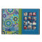 12 square photo collage colourful floral pattern