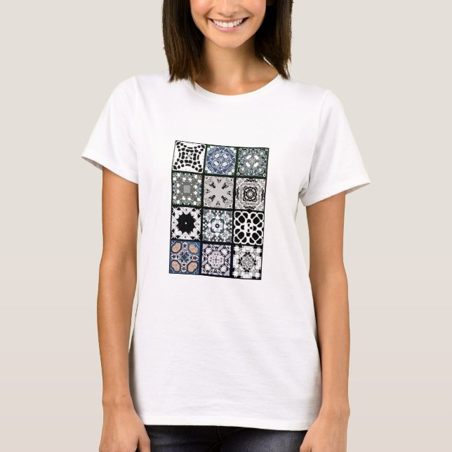 12 Square Tiles T-Shirt (Front)