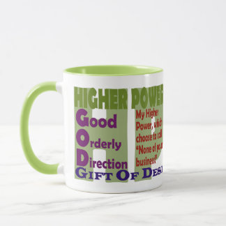 12 Step Higher Power Slogans Mug