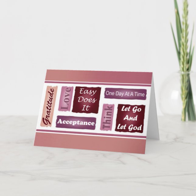 12 Step Inspirational Card (Front)