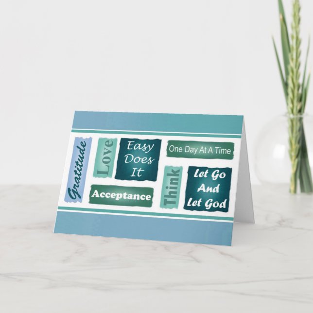 12 Step Inspirational Card (Front)