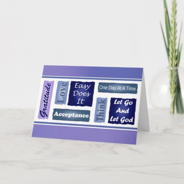 12 Step Inspirational Card (Front)