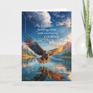 12 Step Recovery Encouragement Soaring Eagle Card