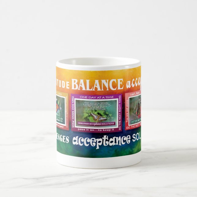 12 step recovery slogans coffee mug 26aa (Centre)