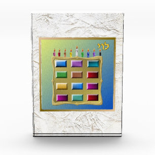 12 Tribes of Israel Levi Art Acrylic Block