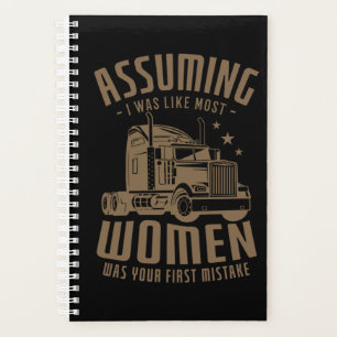 12.Truck Trucker for a Truck driver Planner
