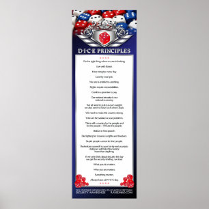 12"x36" DICE Principles Poster