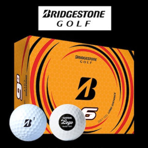12 x balles de golf Bridgestone e6 avec logo perso