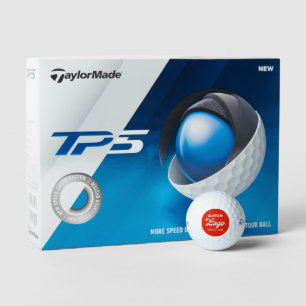 12 x Custom Logo Photo TaylorMade TP5 Golf Balls