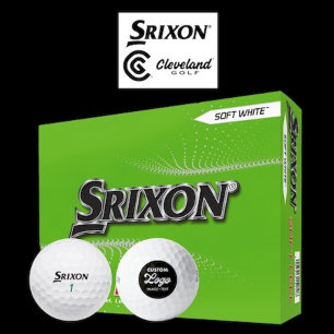 12 x Srixon Soft Feel Custom Logo Golf Balls