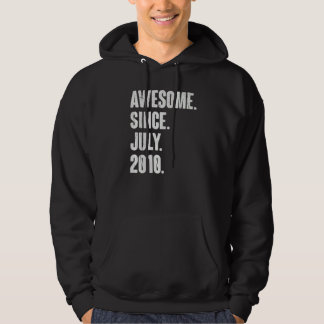 12 Year Old  12th Birthday  Awesome Since July 201 Hoodie