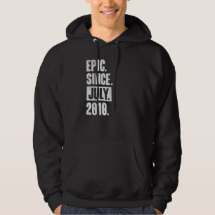 12 Year Old 12th Birthday Epic Since July 2010 Hoodie