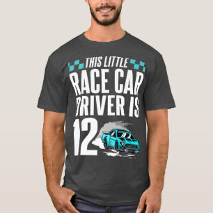 12 Year Old 12th Birthday Gift Boys Cool Kid Car T-Shirt