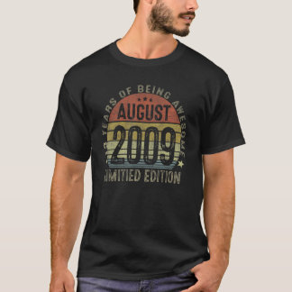12 Year Old August 2010 Edition 12th Birthday T-Shirt