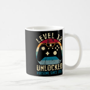 12 Year Old Birthday 12th Son Boy Gamer Awesome Si Coffee Mug