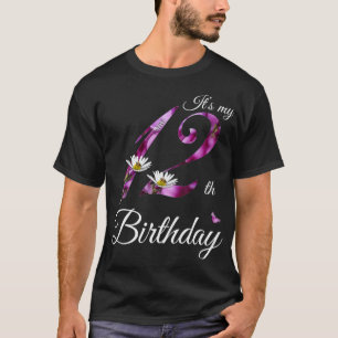 12 Year Old  Floral 2010 It's My 12th Birthday Gif T-Shirt