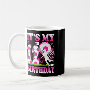 12 Year Old Girl Birthday Soccer Themed Party 12th Coffee Mug