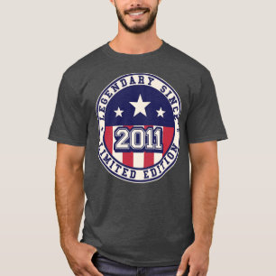 12 Years Old Legendary Since 2011 12th Birthday T-Shirt