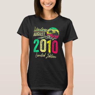 12 Yr Old Vintage August 2010 12th Birthday T-Shirt