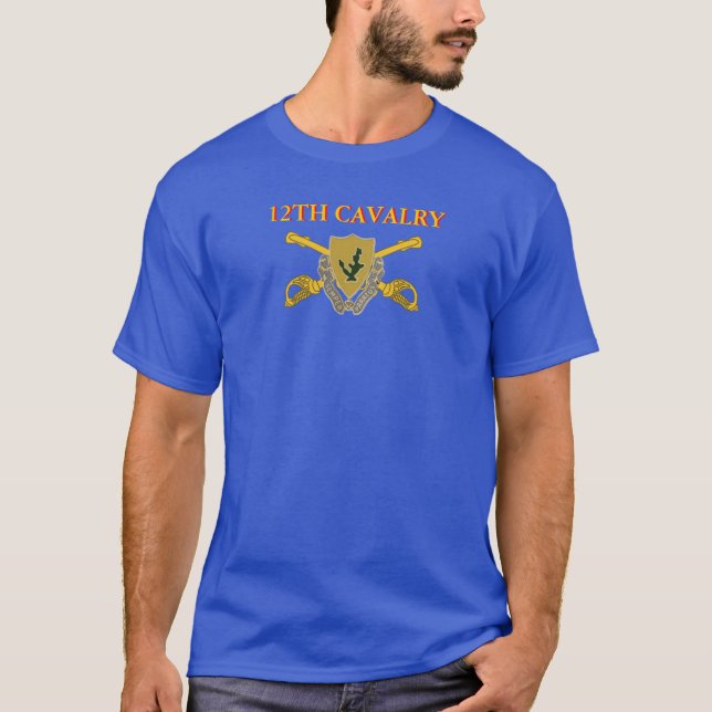 12ème T-SHIRT de CAVALERIE (Devant)