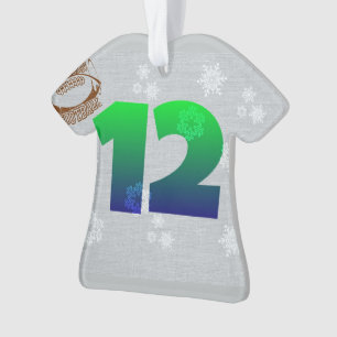 12èmes seahawks d'ornement d'homme