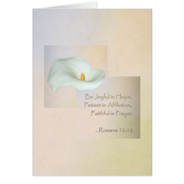 12h12 chrétien de Romains de ~ d'art de foi (Devant)