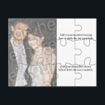 12pc Custom Photo "Mock" Puzzle Horizontal Invite<br><div class="desc">Tired of the same old boring greeting cards? Add your own photo and personalized message to create a 12 piece personalized "mock" puzzle greeting card for your friend or loved one! Just cut along the puzzle piece lines and put them in the accompanying envelope. The recipient will have to piece...</div>