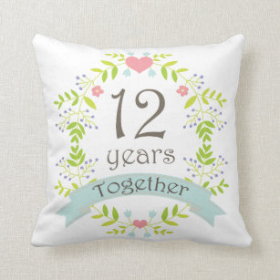 Happy 12th Wedding Anniversary Gifts Zazzle Ca