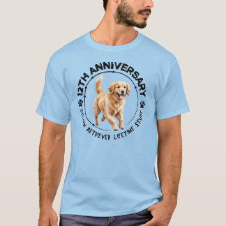 12th anniversary Golden jumping T-Shirt