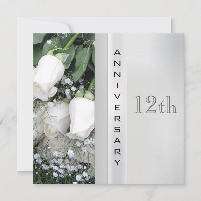 12th Anniversary Invitation (Front)