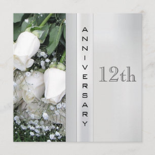12th Anniversary Invitation