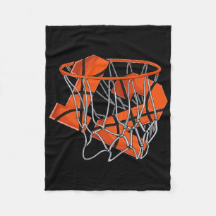 12th Birthday Bysketbyll Kids Fleece Blanket