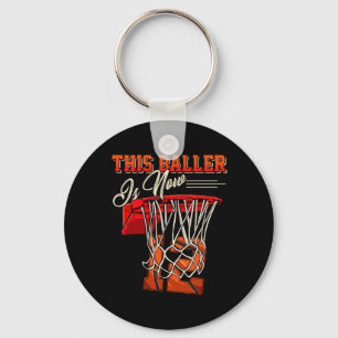 12th Birthday  For Boy Basketball 12 Years Old Kid Keychain