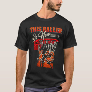12th Birthday For Boy Bysketbyll 12 Years Old Kid T-Shirt