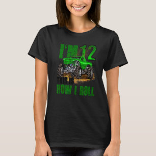 12th Birthday Monster Truck For Boys & Girls 12 Ye T-Shirt